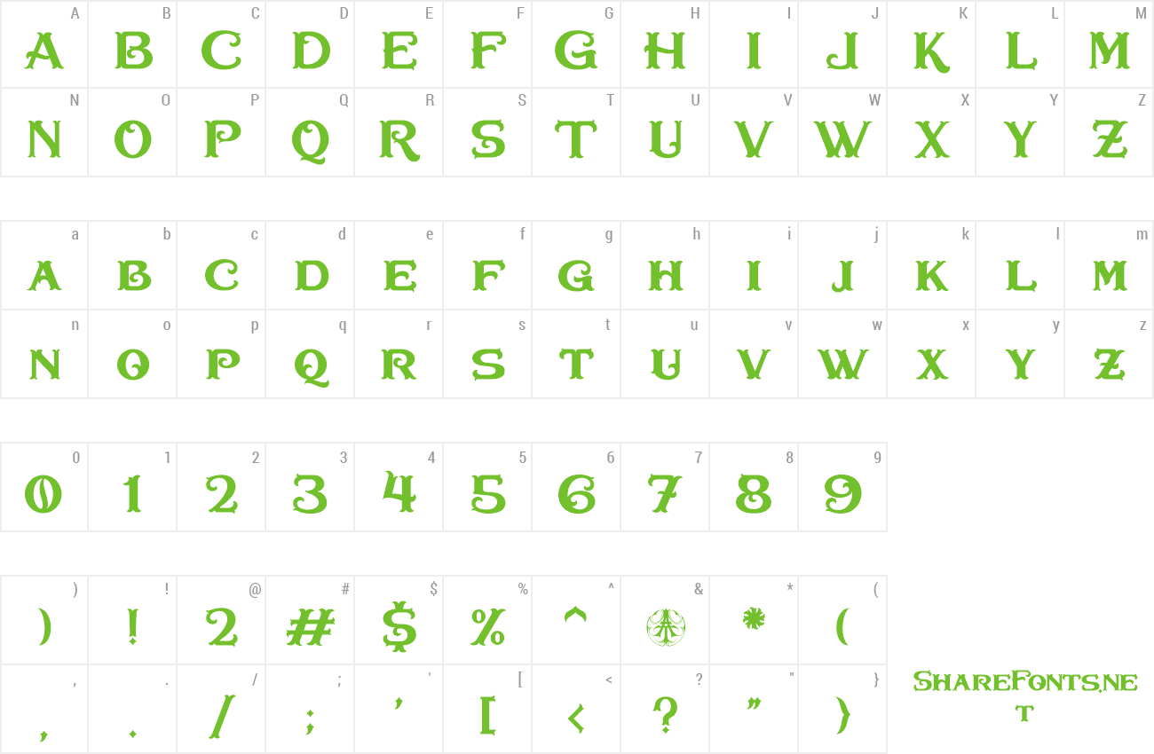 Font Bullhawk preview